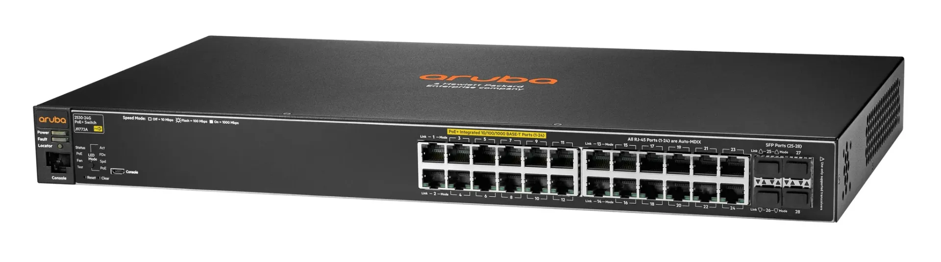 [SWT250001] HPE Aruba 2530-24G-PoE+ Switch (J9773A)